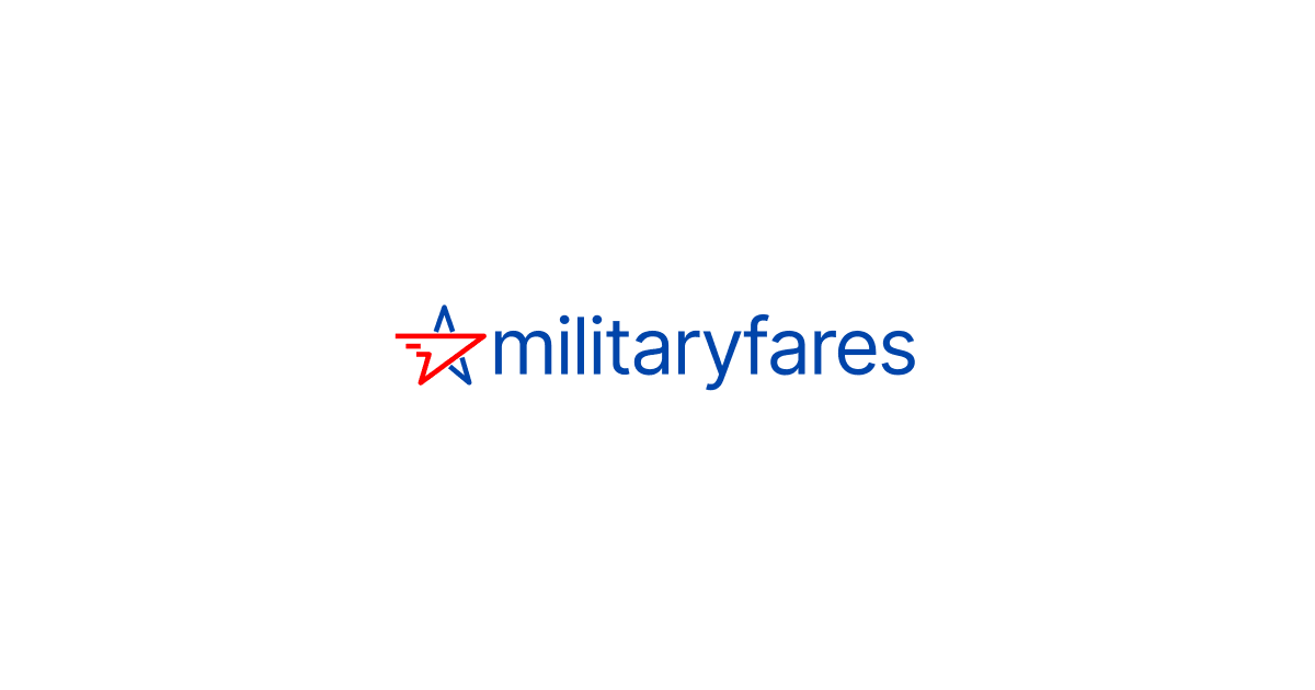 The picture militaryfares.com shows when its homepage is shared
